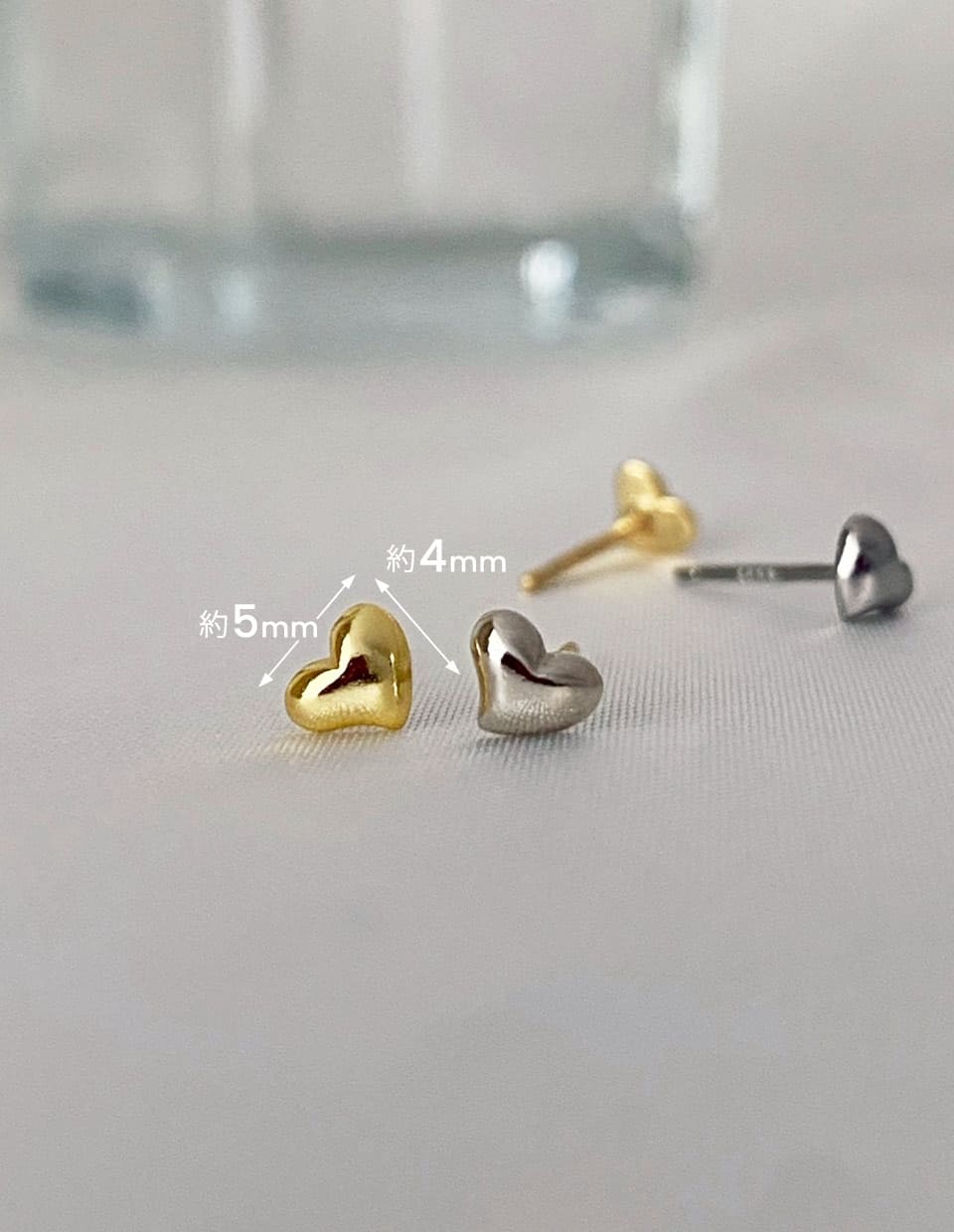 ハートminiピアス SV925