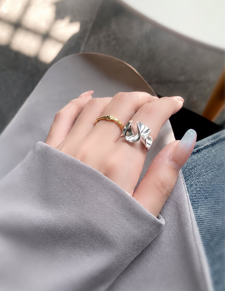 ［9/18 入荷予定］メロウフリルリング SV925