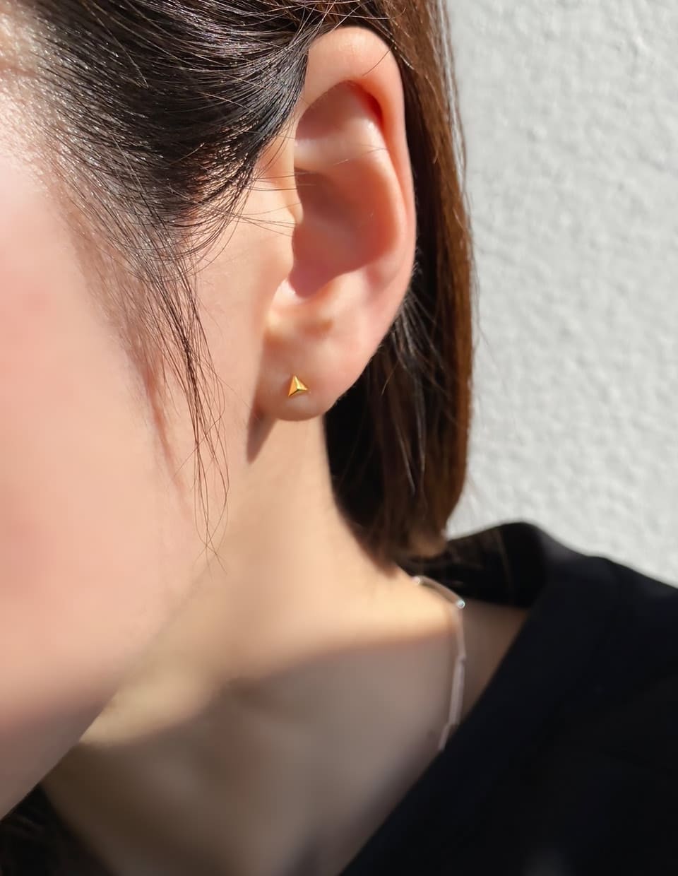 三角形miniピアス シルバー925