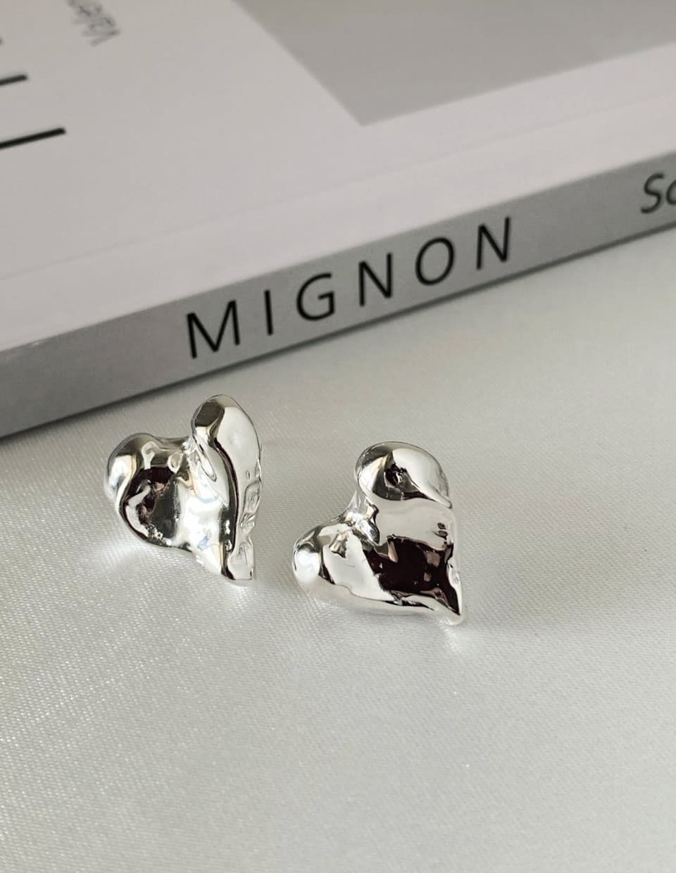 メロウハートピアス シルバー925