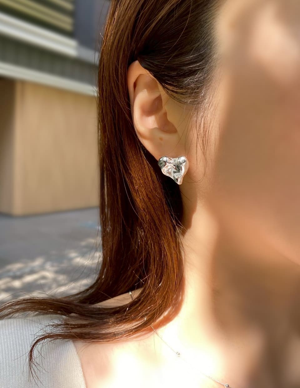 メロウハートピアス シルバー925