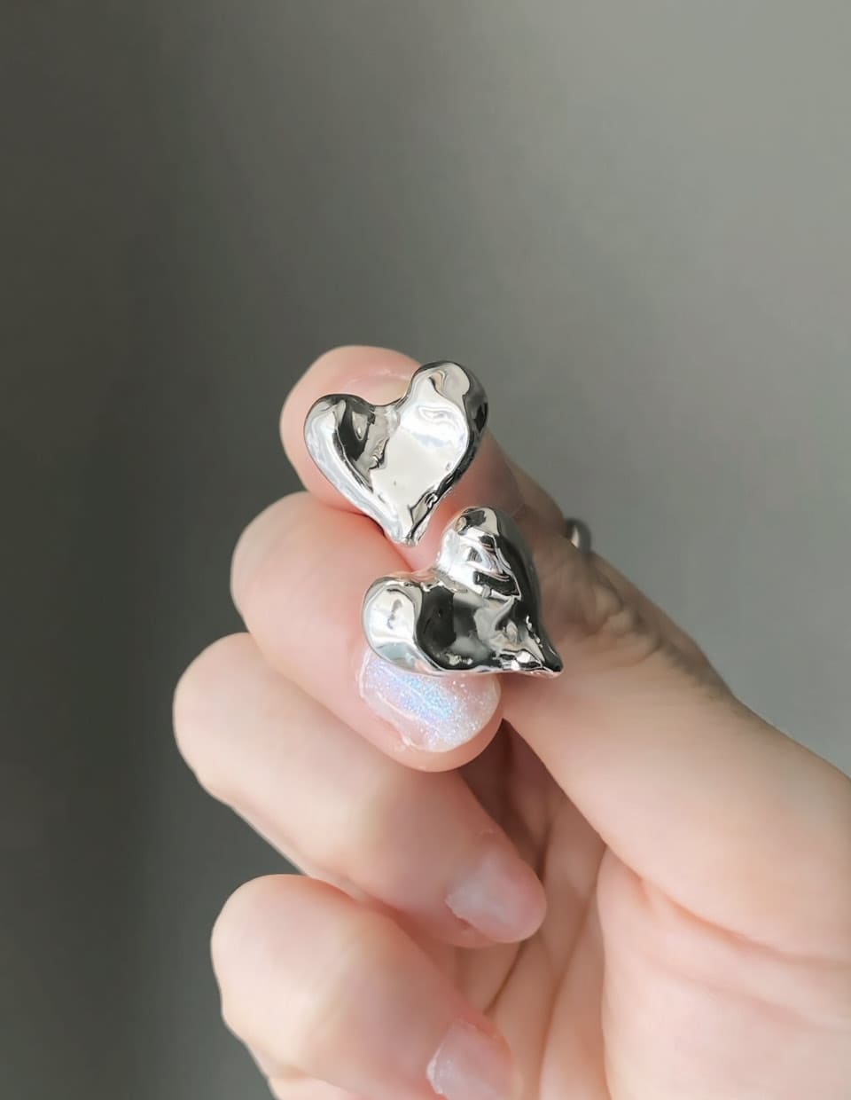 メロウハートピアス シルバー925