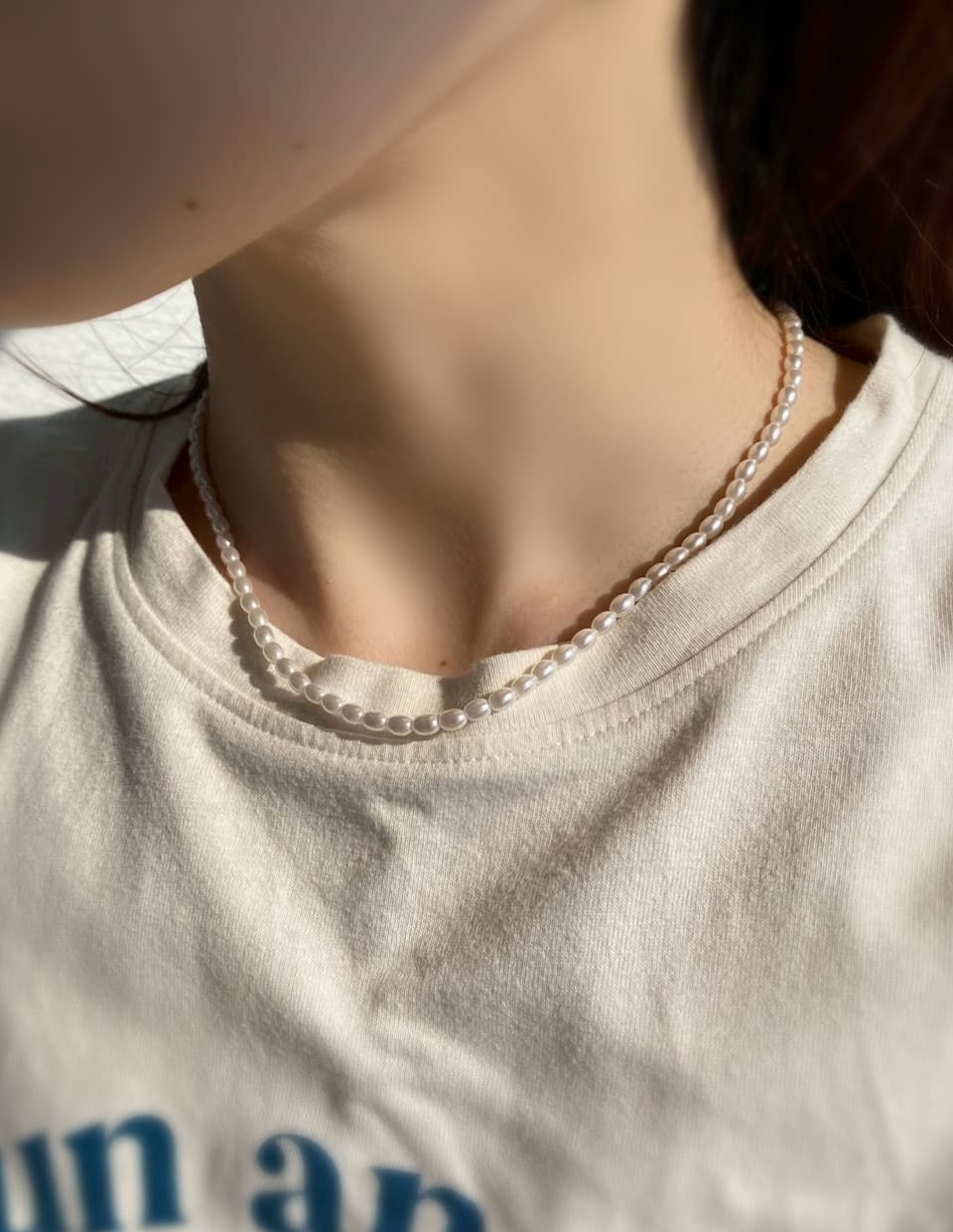 パールラインネックレス シルバー925