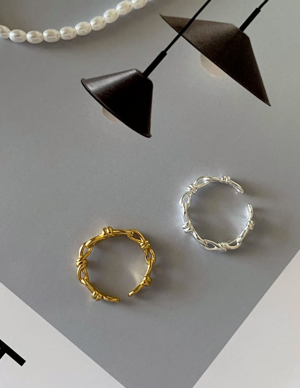 チェーンノットリング SV925