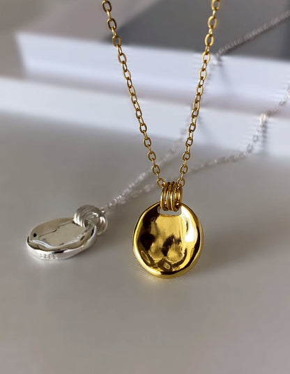 ニュアンスコインネックレス SV925