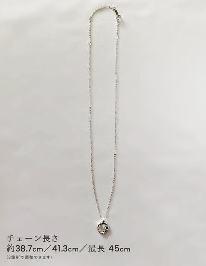 ニュアンスコインネックレス SV925