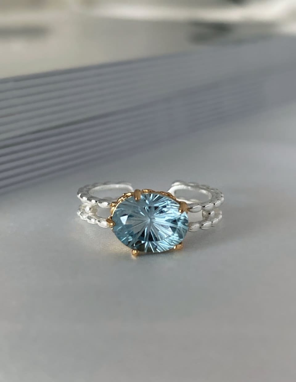 スカイブルートパーズリング SV925