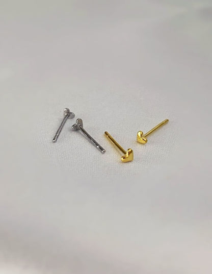 ハートmicroピアス SV925