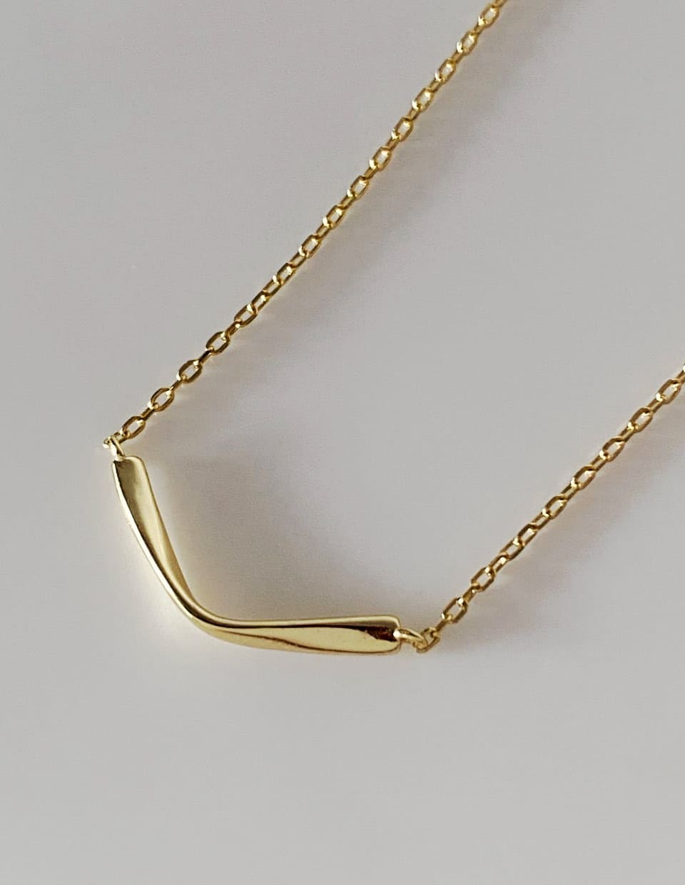 ニュアンスVカーブネックレス SV925