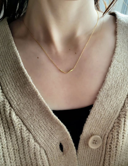 ニュアンスVカーブネックレス SV925