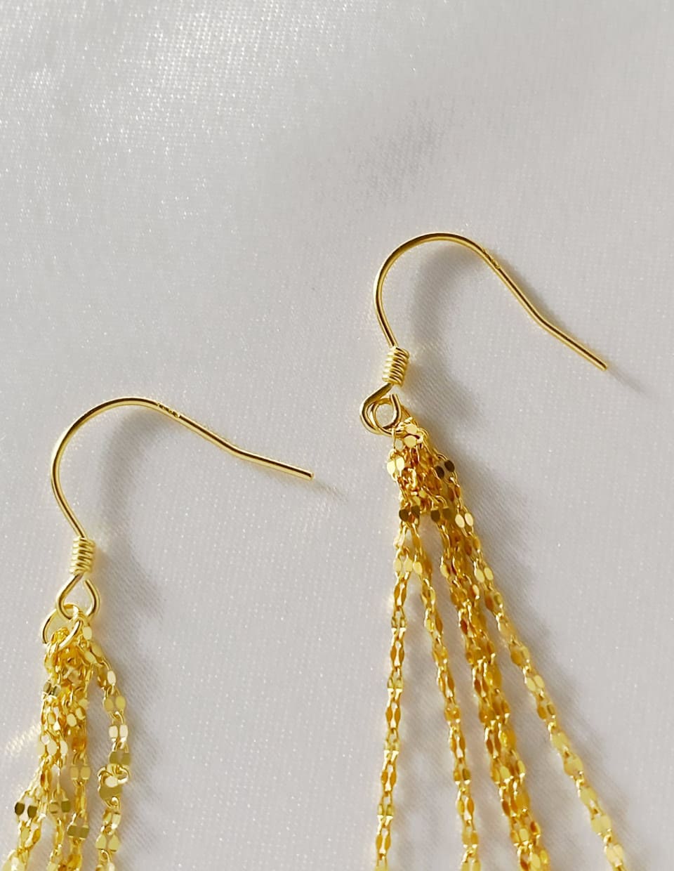 ロングチェーンフローピアス SV925