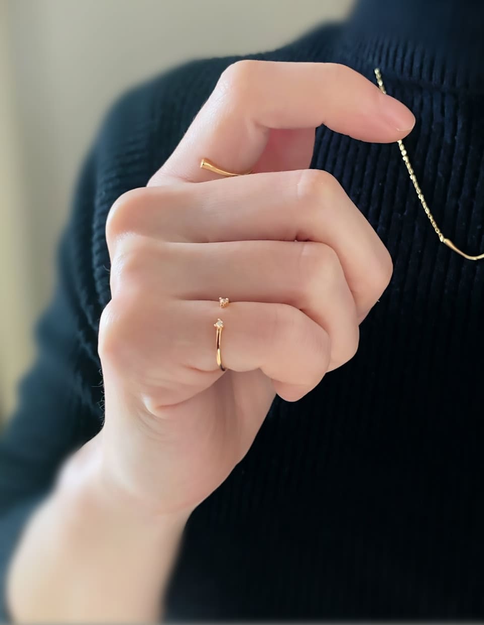 ジルコン miniフォークリング SV925