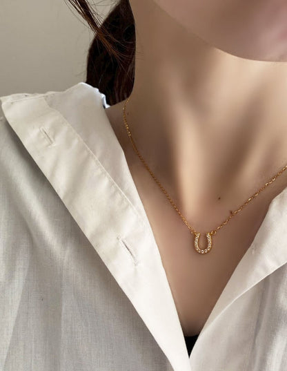 馬蹄ネックレス SV925