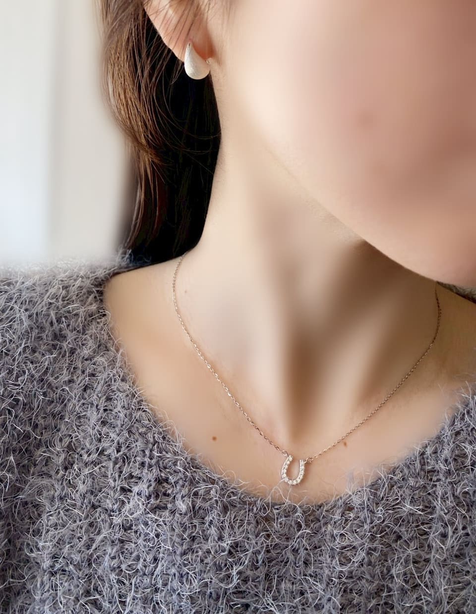 馬蹄ネックレス SV925