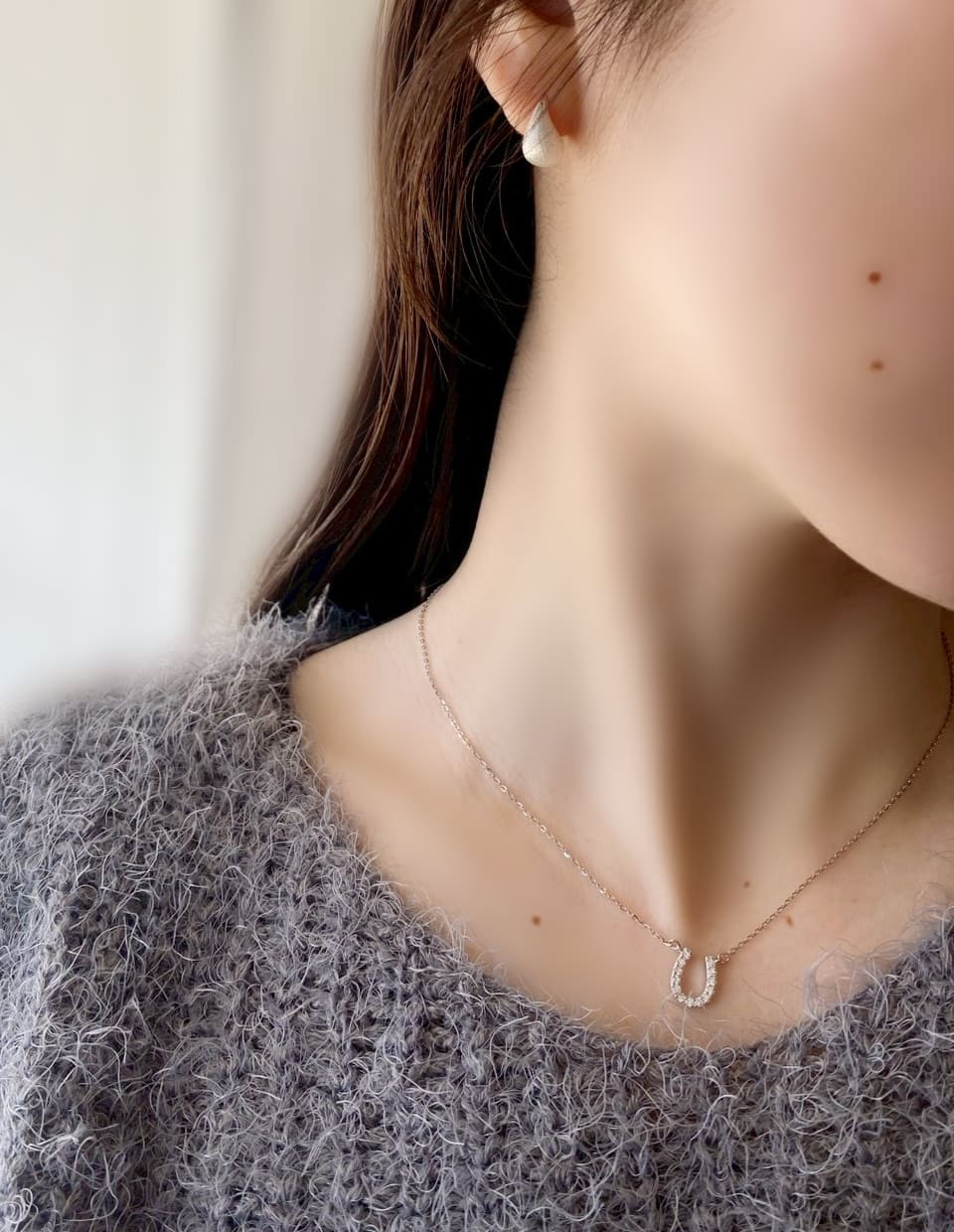 馬蹄ネックレス SV925