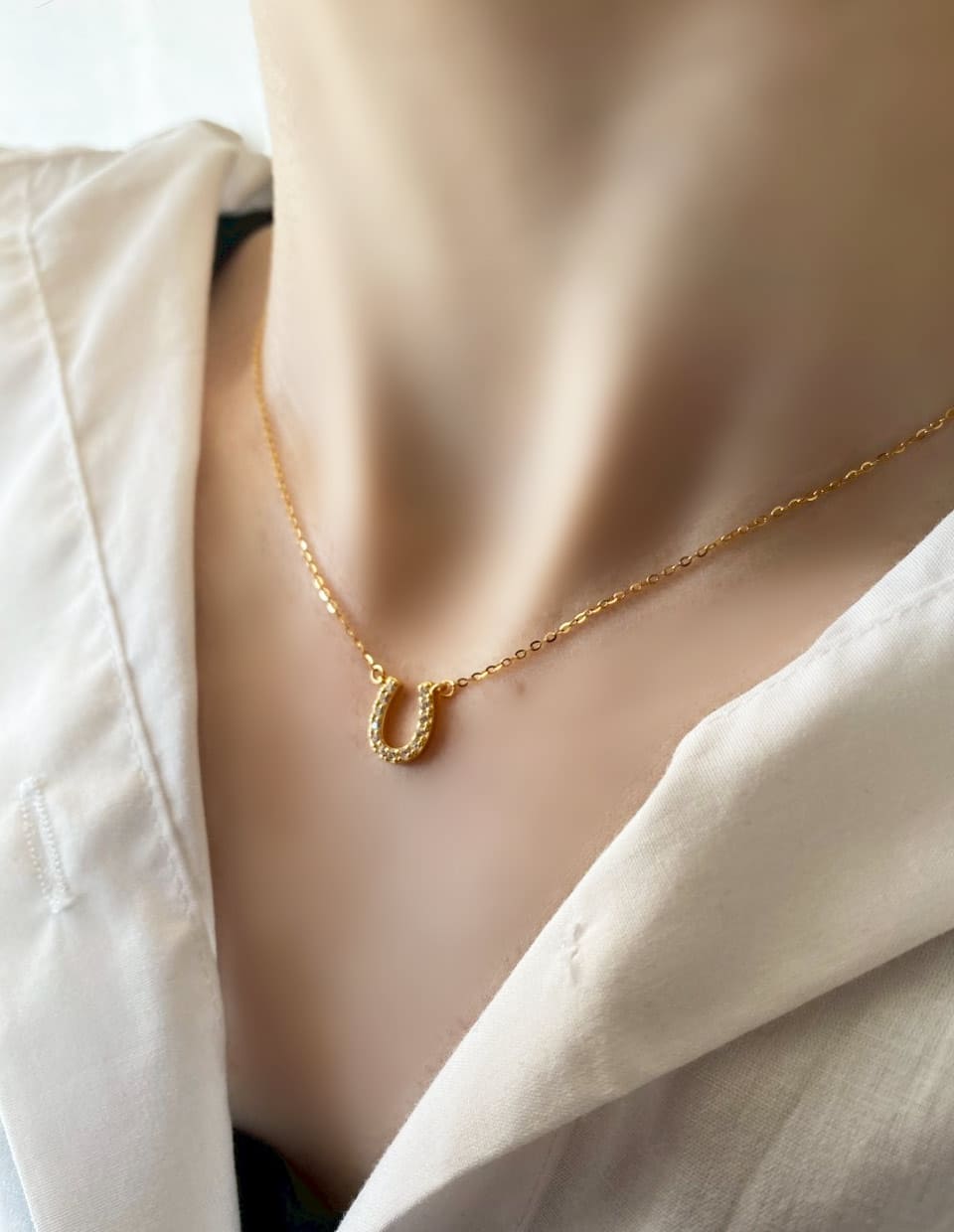 馬蹄ネックレス SV925