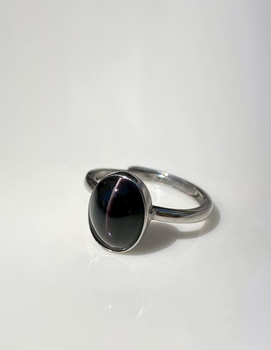 シリマナイトキャッツアイリング SV925