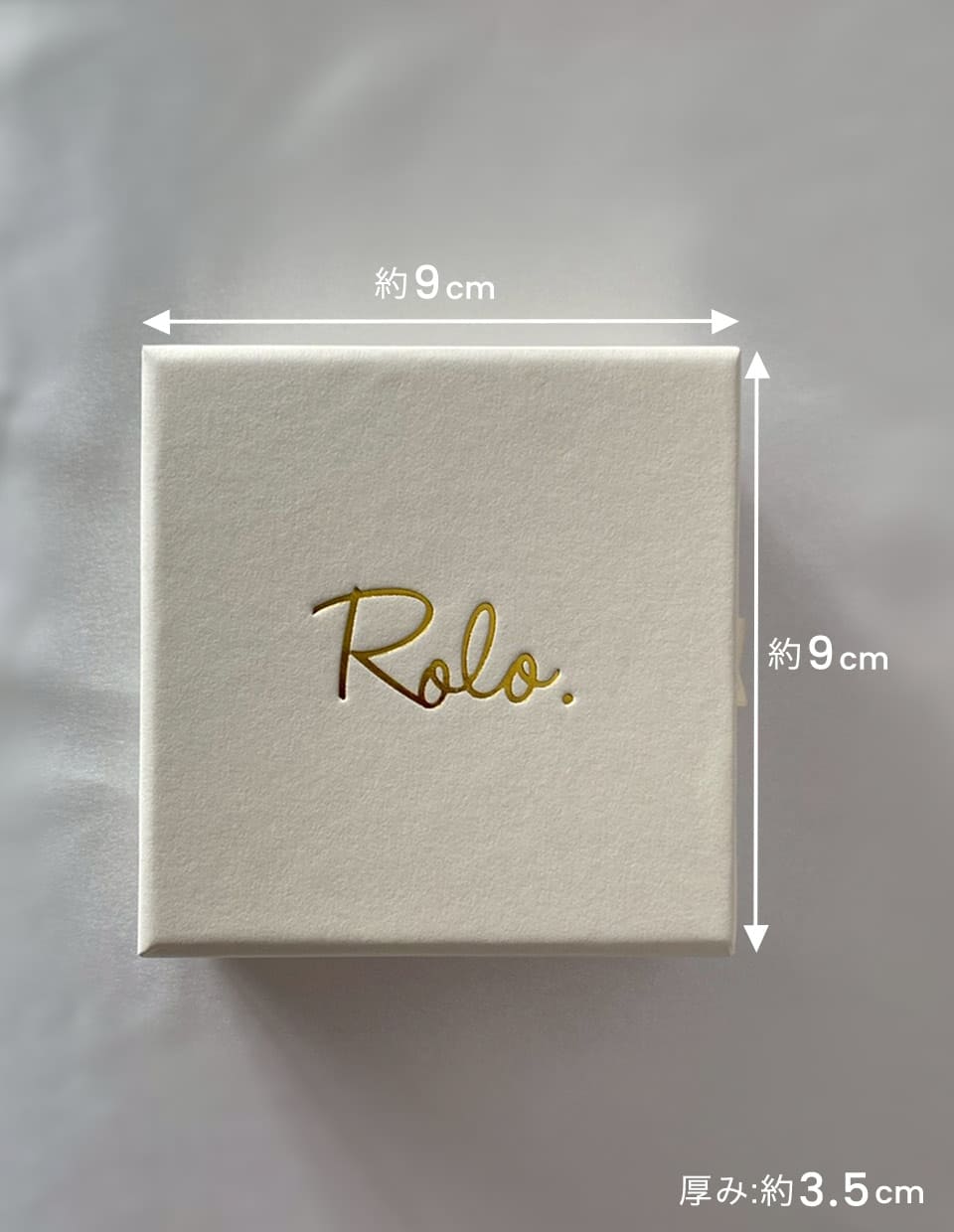 【Roloアクセサリー】ギフトラッピング ivory